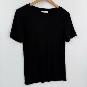 Black Short Sleeve Top